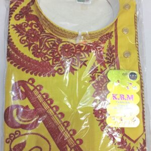 Men Cotton Blend Kurta Pyjama Set