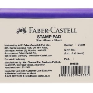 Faber Castell Stamp Pad,(Violet)